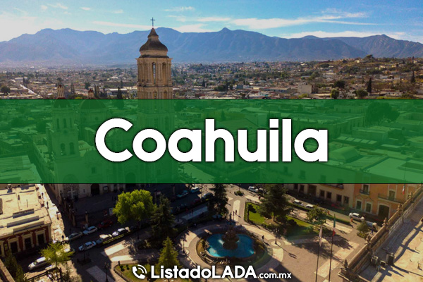 Claves LADA en Coahuila